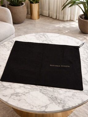 Bottega Veneta XL Brown Drawstring Dust Bag 26.5”x19”